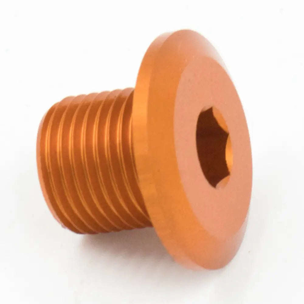 Aluminium Schraube Für Vorderrad Eloxiert Orange